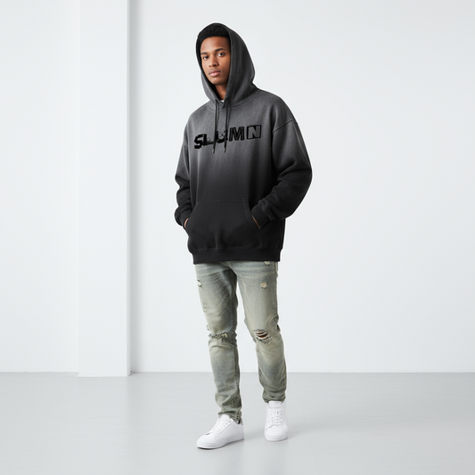 SLUMN Heavyweight Sunfade Oversized Hoodie