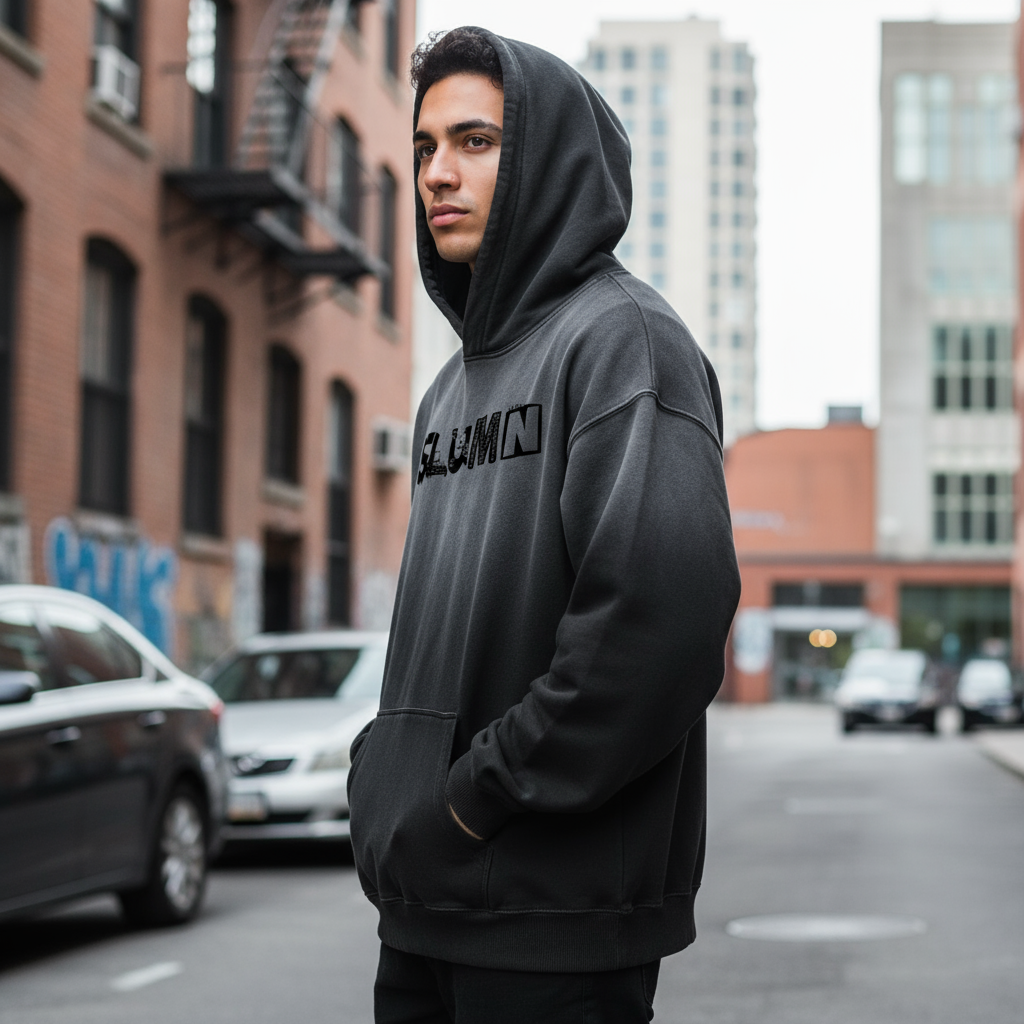 SLUMN Heavyweight Sunfade Oversized Hoodie