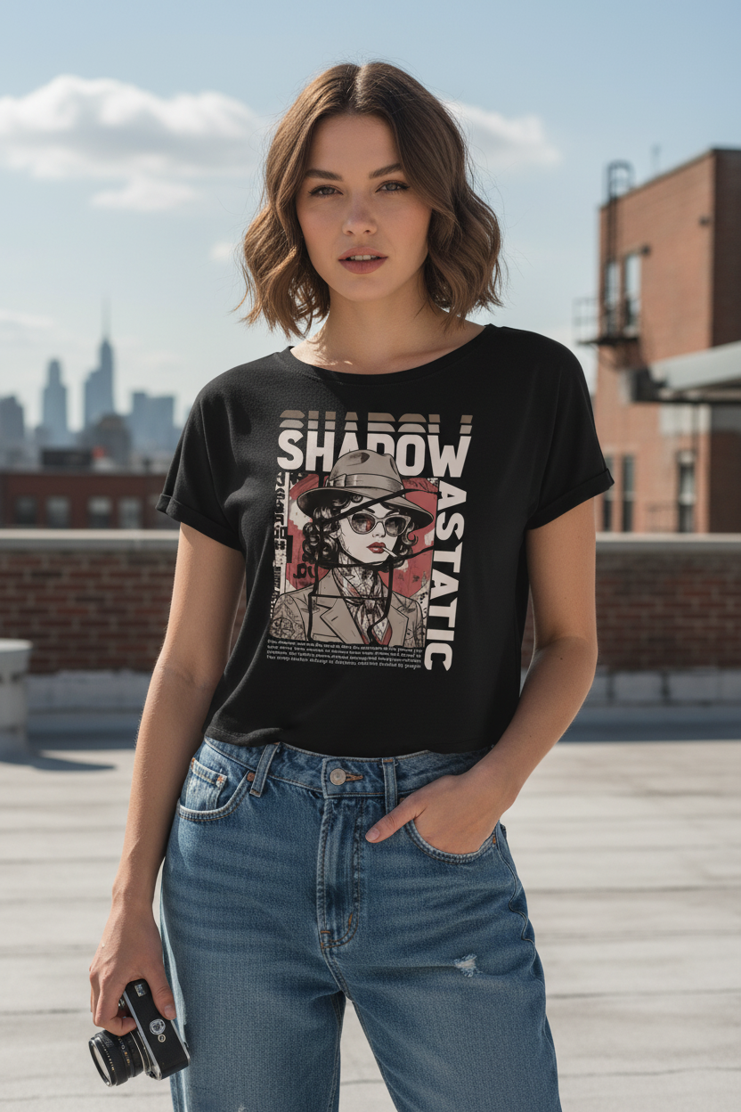SLUMn Wide Neck Baby Tee